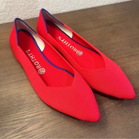 Rothy's Shoes - Rothy’s The Point II Lollipop Red size 10.5